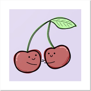 Cute Cherries Posters and Art